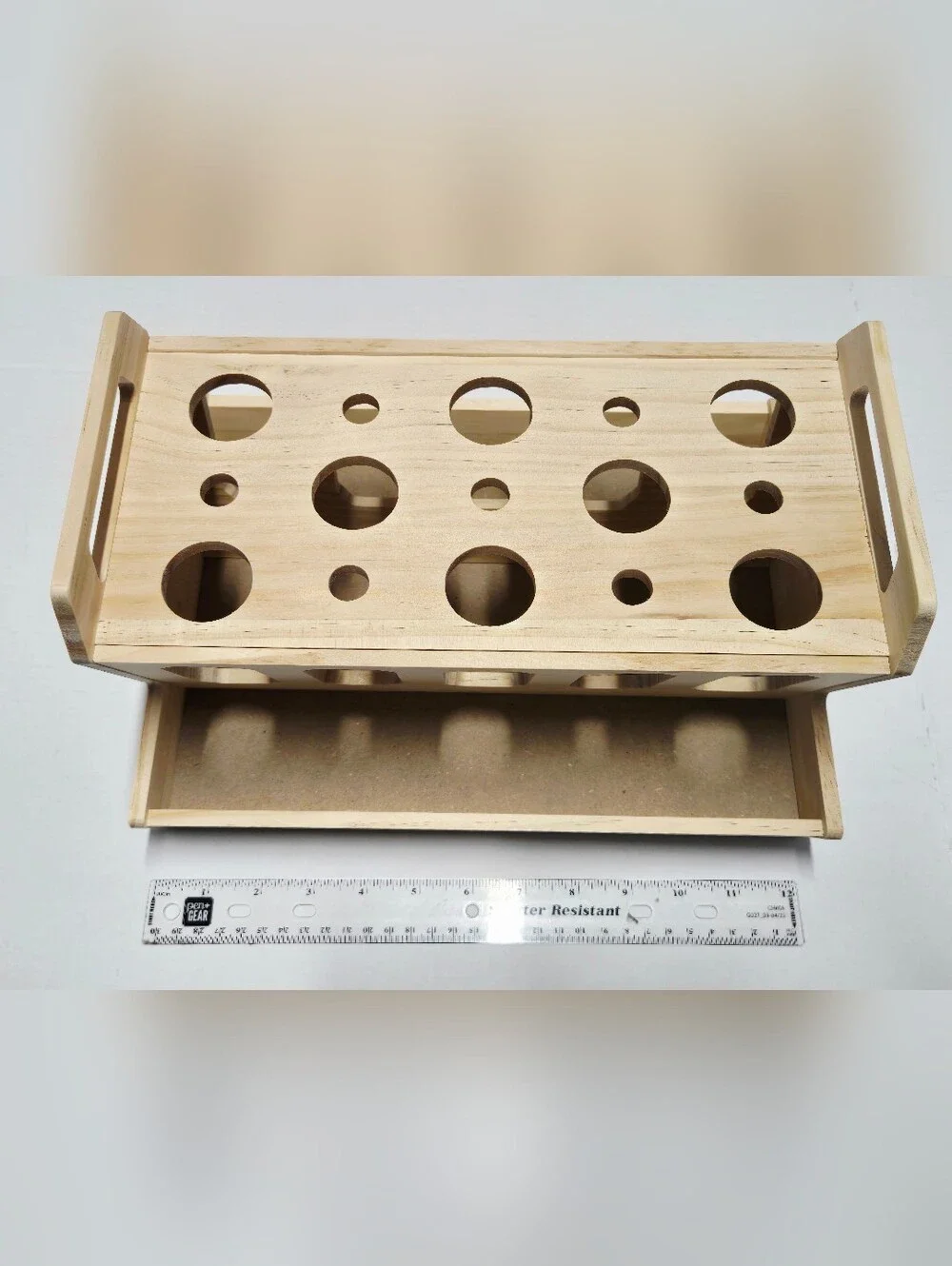 Wooden Small Pet Hay Feeder Rack Bunny Rabbit Guinea Pig Chinchilla Food Holder